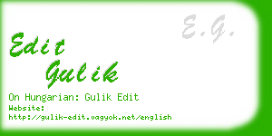 edit gulik business card